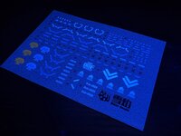 Flaming-Snow MG-92-1 Avalanche Unit for Astraea Type F Fluorescent Decals