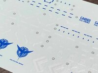 Flaming-Snow MG-35 Avalanche Exia Fluorescent Decals