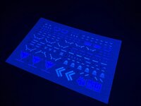 Flaming-Snow MG-35 Avalanche Exia Fluorescent Decals