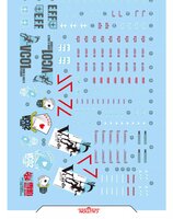 Flaming-Snow MG-161 Stormbringer Fluorescent Decals