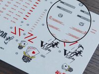 Flaming-Snow MG-161 Stormbringer Fluorescent Decals