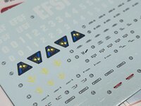 Flaming-Snow MG-133 RGM-89S Stark Jegan Fluorescent Decals