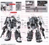 Flaming-Snow MG-176 MS-06R-1A Eric Mansfield&#039;s Custom Zaku II Fluorescent Decals