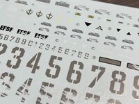 Flaming-Snow MG-104 RGM-79[G] GM Fluorescent Decals
