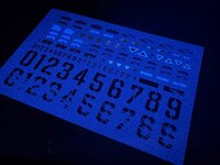 Flaming-Snow MG-104 RGM-79[G] GM Fluorescent Decals