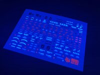 Flaming-Snow MG-05 Hyaku Shiki Fluorescent Decals