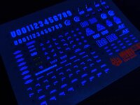 Flaming-Snow MG-71 Jesta Cannon Fluorescent Decals