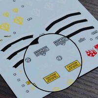 Flaming-Snow MG-166 Anavel Gato&#039;s Gelgoog 2.0 Fluorescent Decals