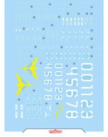 Flaming-Snow MG-144 AMS-119 Geara Doga Fluorescent Decals
