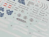 Flaming-Snow MG-89 Blitz Gundam Fluorescent Decals