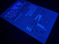 Flaming-Snow MG-109 Gundam Ex Impulse Fluorescent Decals
