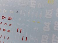 Flaming-Snow HG-20 Gustav Karl (Unicorn Ver) Fluorescent Decals