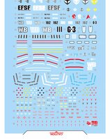 Flaming-Snow EG-07 RX-78-2 (Bandai Version) Fluorescent Decals
