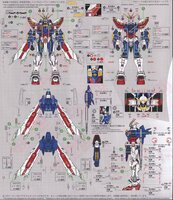 Flaming-Snow RG-45 God Gundam Fluorescent Decals