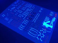 Flaming-Snow RG-45 God Gundam Fluorescent Decals
