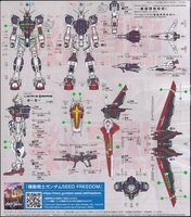 Flaming-Snow RG-52 Force Impulse Gundam Fluorescent Decals