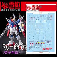 Flaming-Snow RG-11 Destiny Gundam Fluorescent Decals