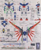 Flaming-Snow RG-11 Destiny Gundam Fluorescent Decals