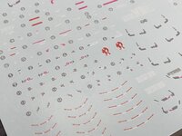 Flaming-Snow RG-01 RX-78-2 Gundam Fluorescent Decals