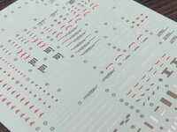 Flaming-Snow RG-21 Freedom Ver GCP Fluorescent Decals