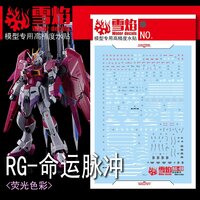 Flaming-Snow RG-49 Destiny Impulse Gundam Fluorescent Decals