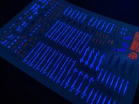 Flaming-Snow RG-14 Strike Freedom Gundam Fluorescent Decals