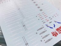 Flaming-Snow RG-14 Strike Freedom Gundam Fluorescent Decals