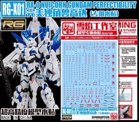 Flaming-Snow RG-34 Unicorn Gundam Perfectibility Fluorescent Decals