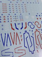 Flaming-Snow RG-18 00 Raiser / Trans-Am Raiser Fluorescent Decals