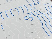 Flaming-Snow RG-08 00 Seven Swords Fluorescent Decals