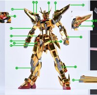 Flaming-Snow NG-TVA Akatsuki Gundam Fluorescent Decals