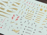 Flaming-Snow RG-24-1 Astray Gold Frame Amatsu Hana (Gold Coated) Fluorescent Decals