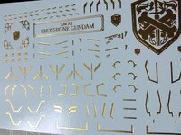 Flaming-Snow RG-31-1 Crossbone Gundam X1 Hot Stamping Decals