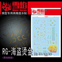 Flaming-Snow RG-31-1 Crossbone Gundam X1 Hot Stamping Decals