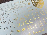 Flaming-Snow RG-31-1 Crossbone Gundam X1 Hot Stamping Decals