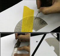 Moshi Multi Angle Plastic Plate &amp; Masking Tape Cutting Tool MS-003