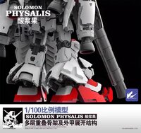 Solomon 1/100 RX-78GP02A Gundam Physalis + MLRS Backpack and Clear Armor Parts