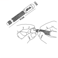 Moshi Dubbel Gelagerde Handboor MS-091