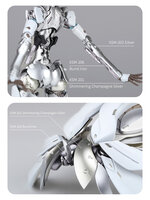 DSPIAE Pre-Mixed Acrylic Paints 50ml Metallic Sea Blue XSM-005