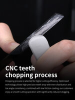 DSPIAE DLC Coated RVS Vijl 600/1200 Korrel AT-FX02