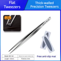 Stedi Thick-Walled Precision Tweezers (Flat) MS-162