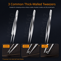 Stedi Thick-Walled Precision Tweezers (Curved) MS-163