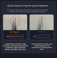 Stedi Thick-Walled Precision Tweezers (Curved) MS-163