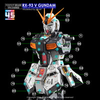 G-REWORK PG Unleashed RX-93 V Gundam Decals
