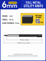 Stedi 6mm Wide Blade Hobbymes MS-22