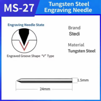 Stedi Tungsten Steel Vervangnaald MS-27