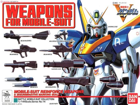 HG Mobile Suit Reinforcements Weapons
