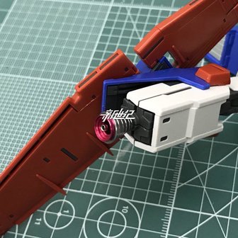 SH Studio MG ZZ Gundam Metal Set Rood 10 Opties