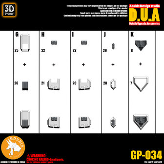 Anubis GP034 HG Barbatos ASW-G-08 Detail Set