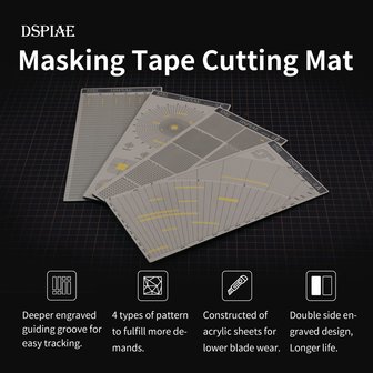 DSPIAE Masking Tape Snij Mat AT-ECC (Concentrische Cirkels)